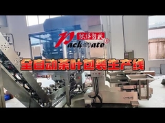 Tamamen otomatik çay poşeti kapatma ve paketleme hattı